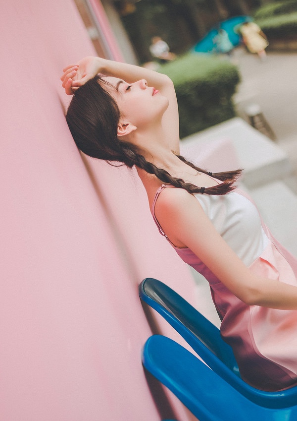 玻璃窗-唯美女生 玻璃窗清纯写真