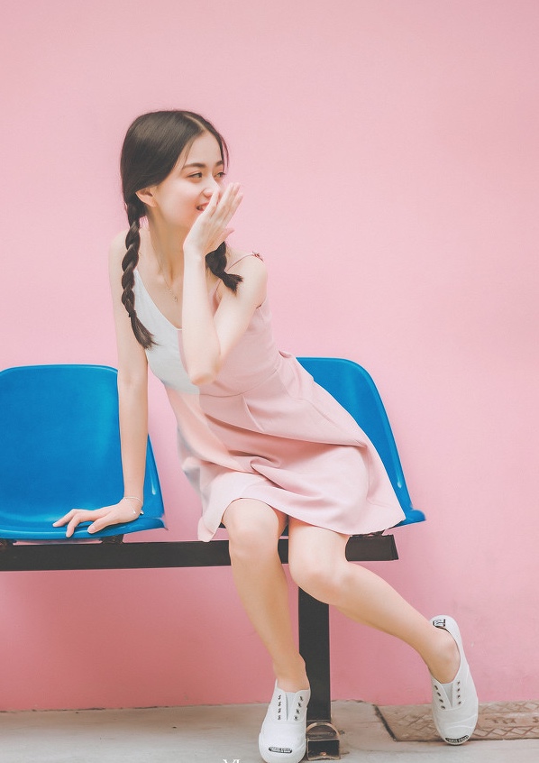 玻璃窗-唯美女生 玻璃窗清纯写真