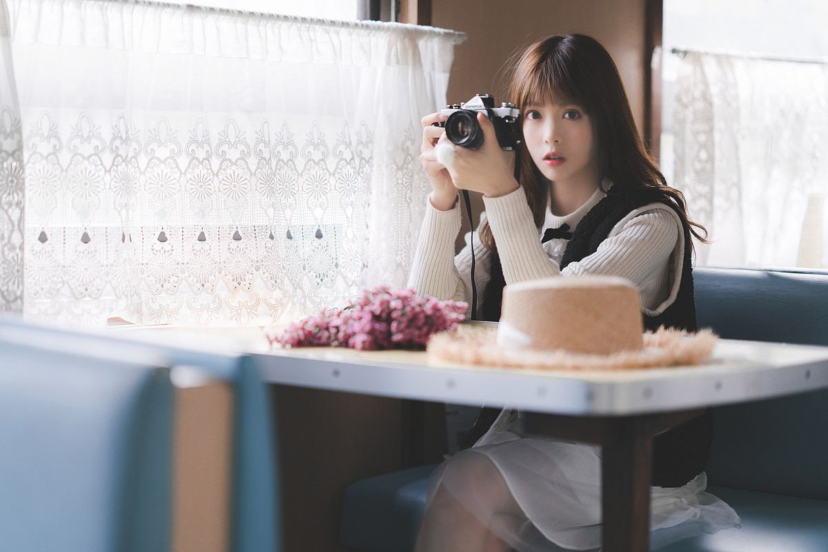 风一样的你-唯美女生 风一样的你清纯写真