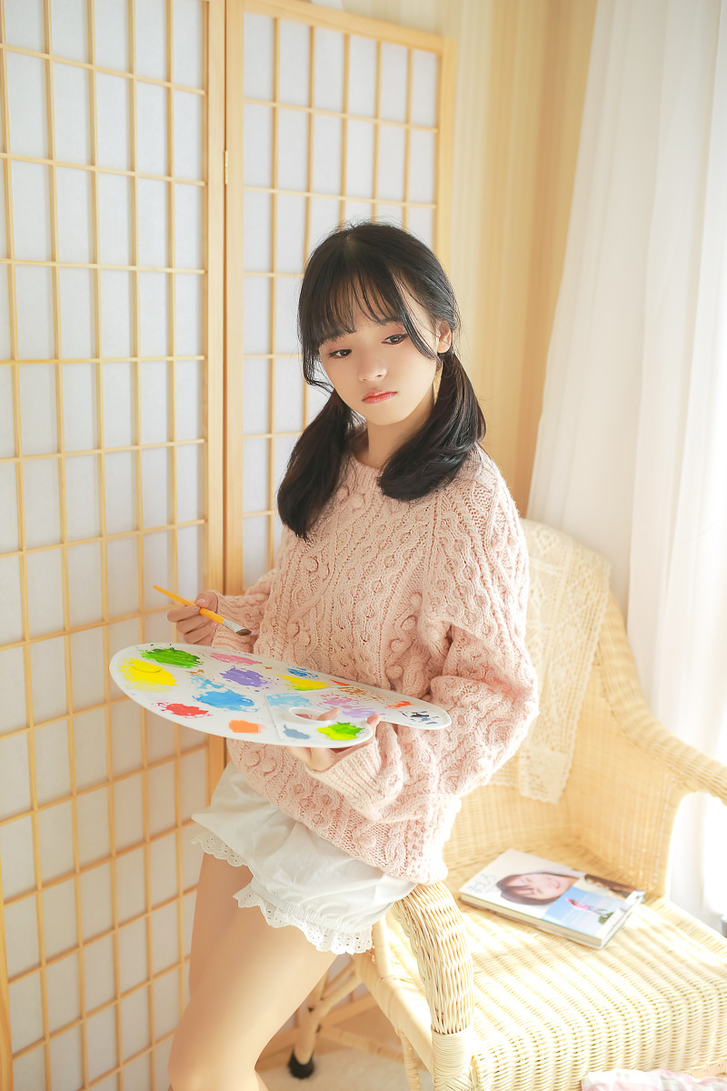少女画-唯美女生 少女画清纯写真
