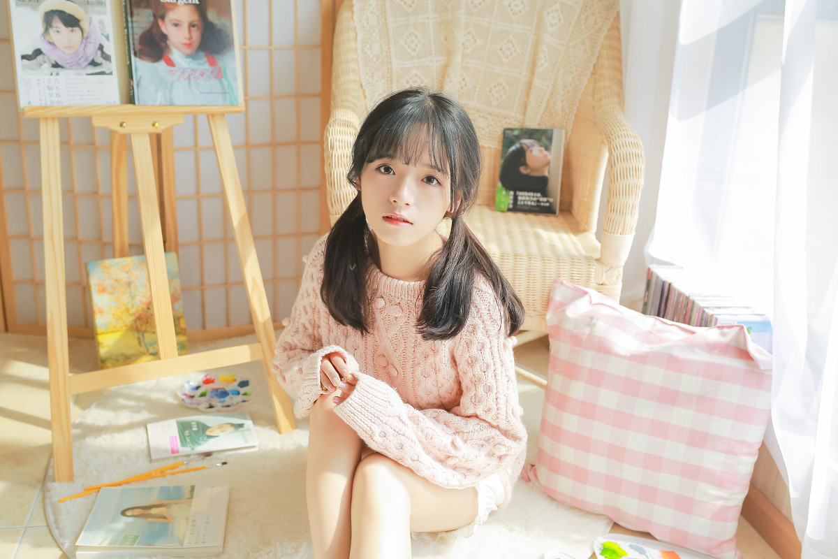 少女画-唯美女生 少女画清纯写真