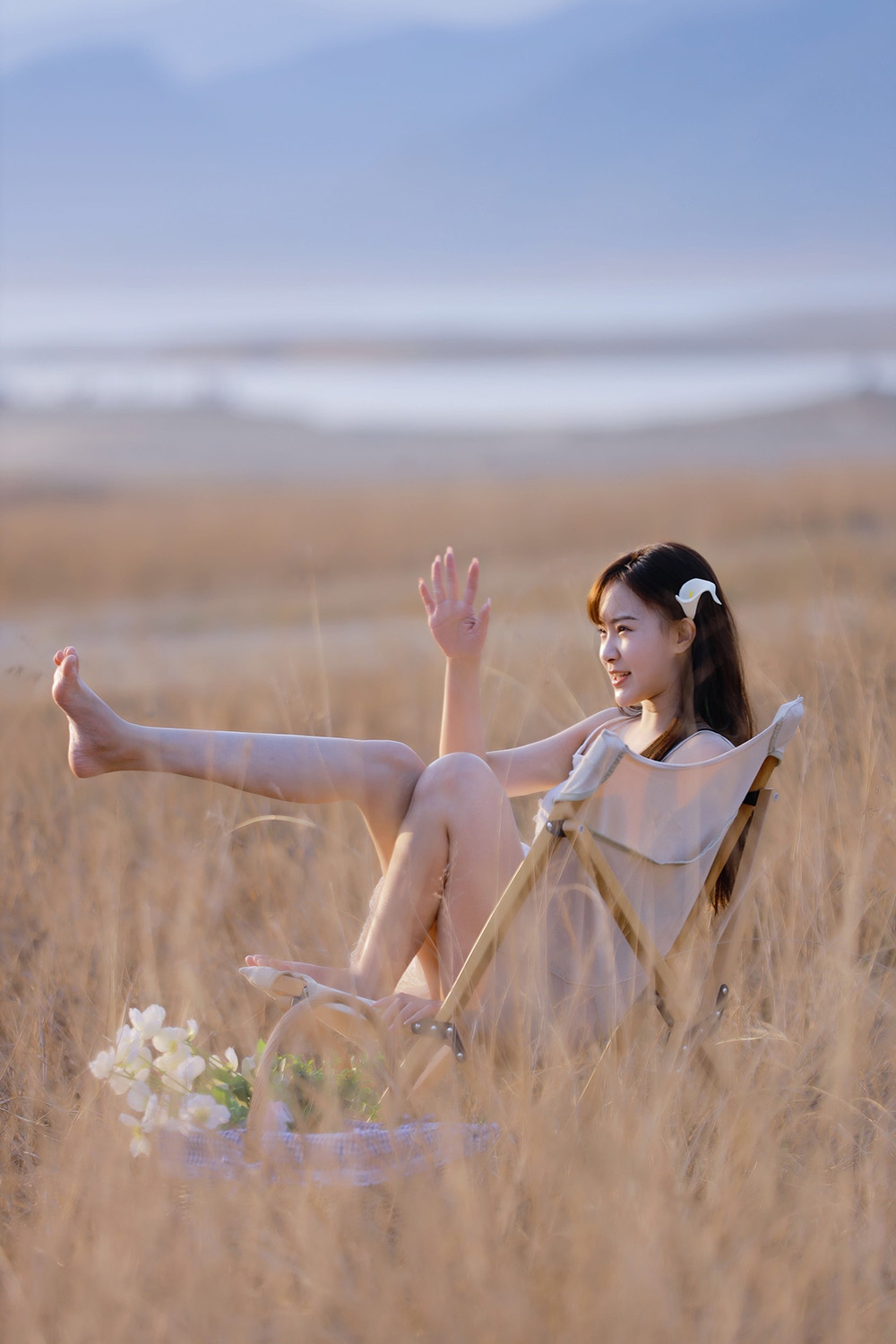 跟我来野外野餐吧清纯写真