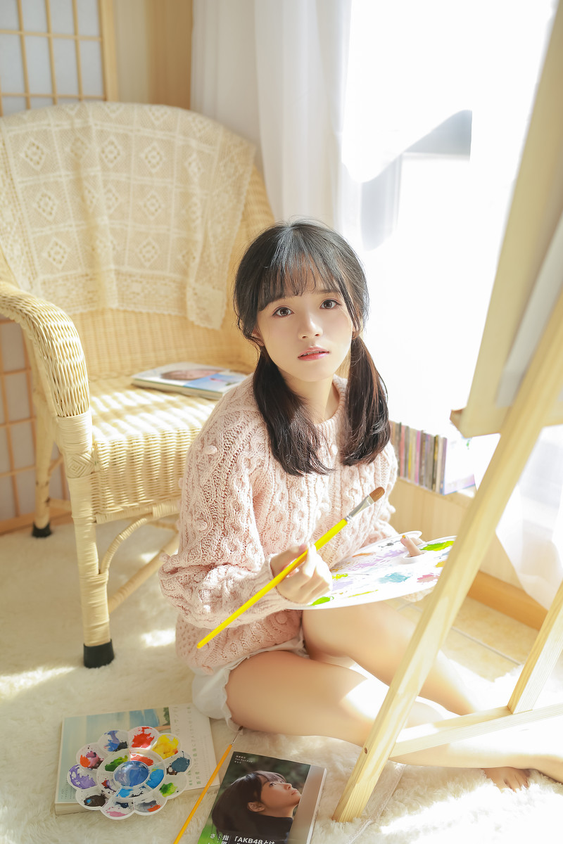 少女画-唯美女生 少女画清纯写真