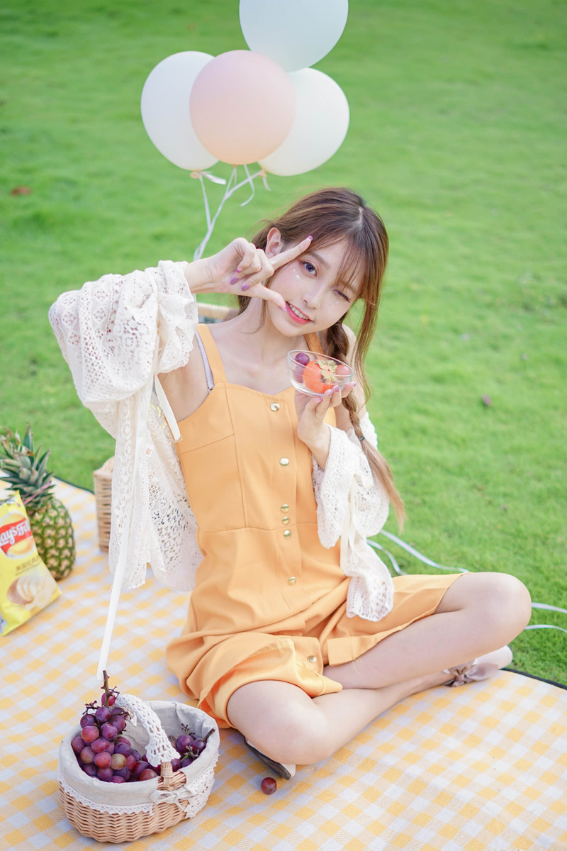 野餐少女-唯美女生 野餐少女清纯写真
