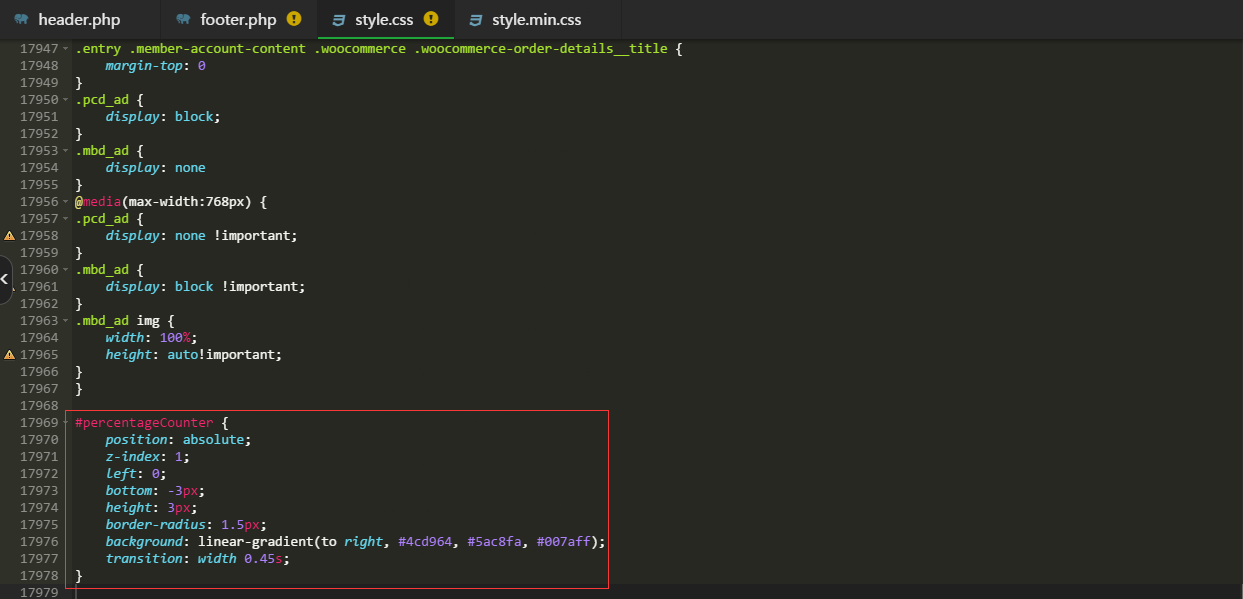 3.png 给网站顶部添加一个滚动条位置百分比教程