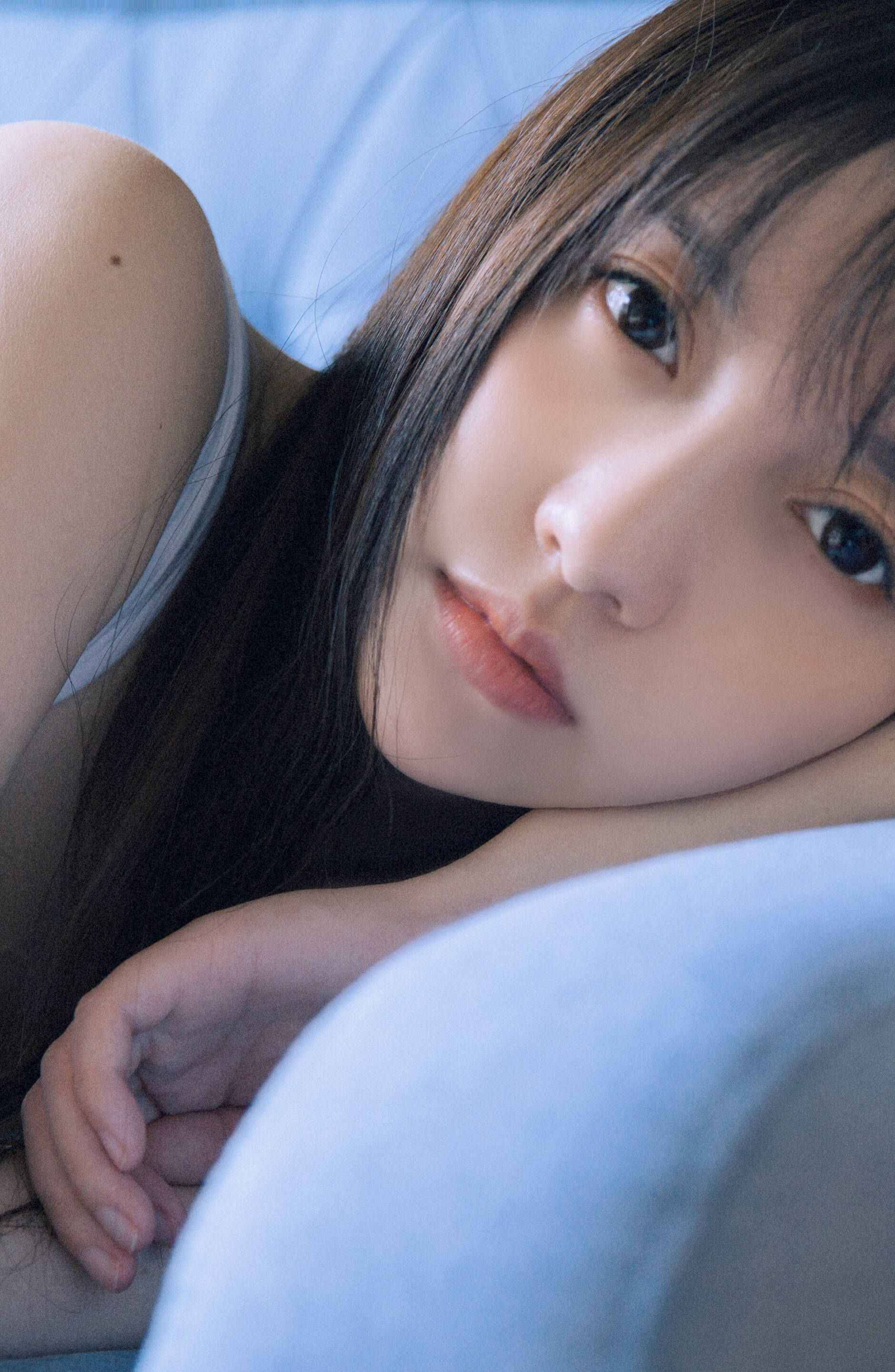 喜欢的蓝色-唯美女生 喜欢的蓝色清纯写真