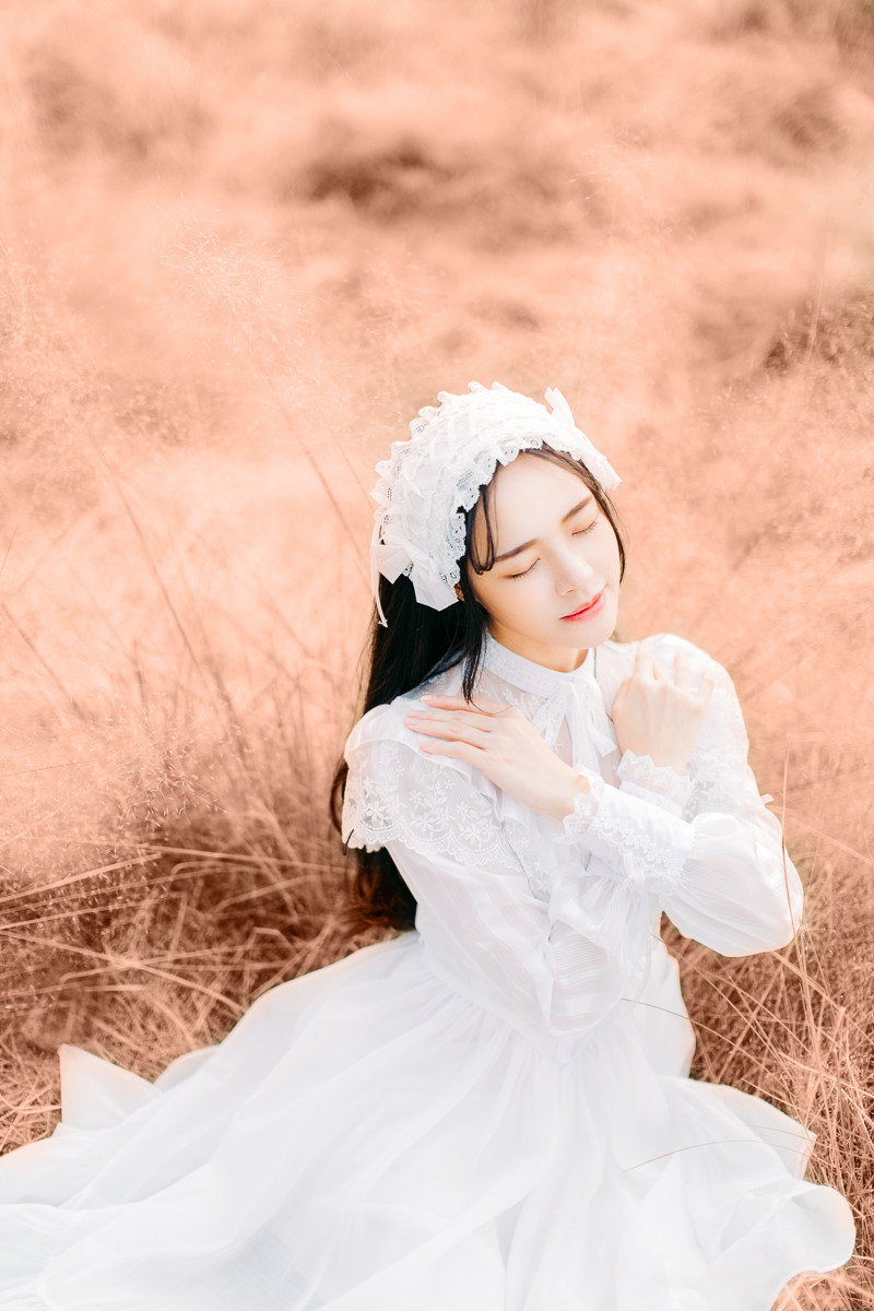 你是冬日里的暖阳清纯写真