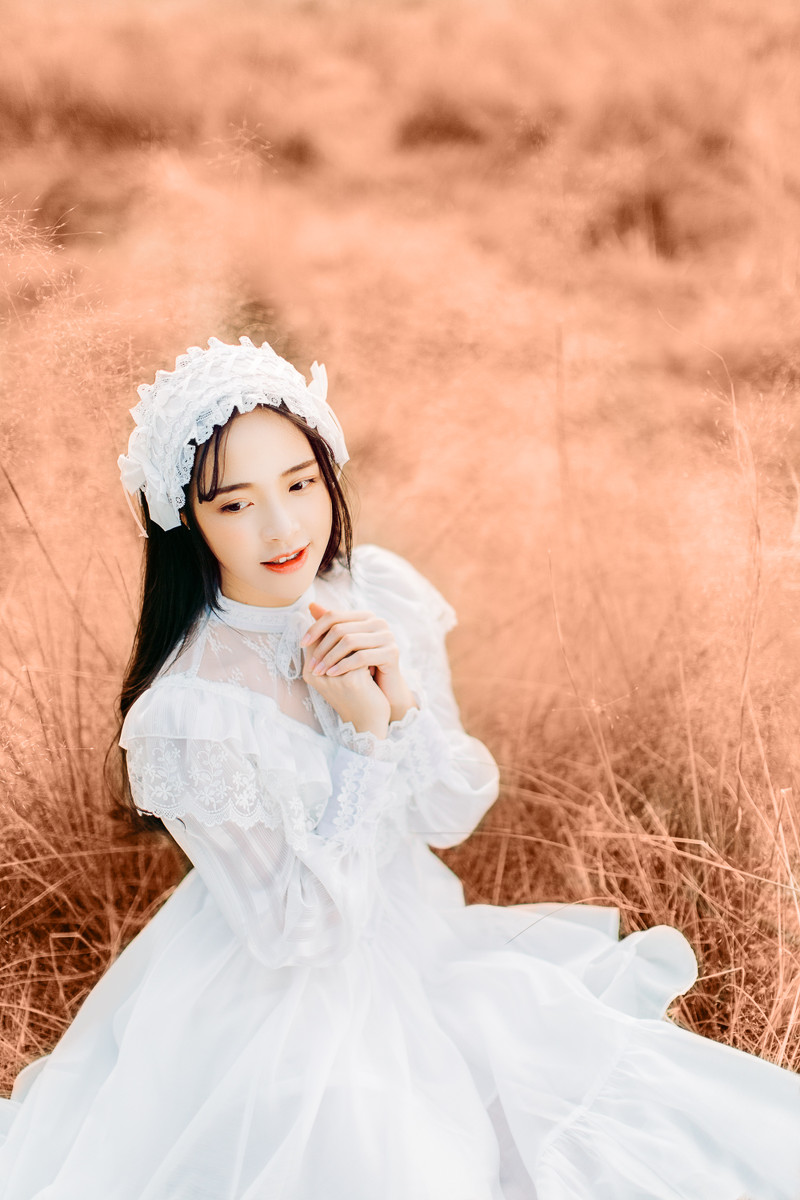 你是冬日里的暖阳清纯写真