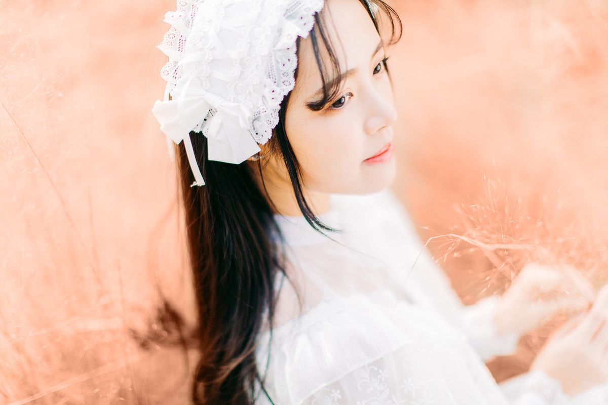 你是冬日里的暖阳清纯写真