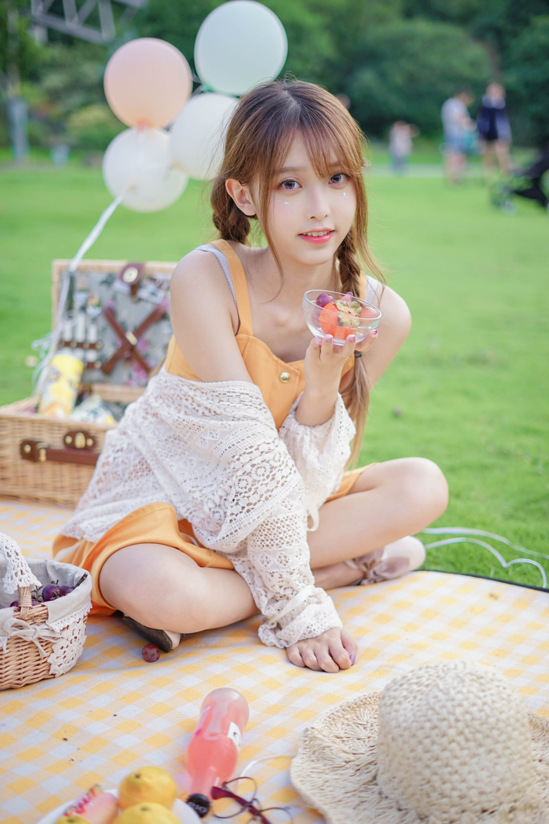 野餐少女-唯美女生 野餐少女清纯写真