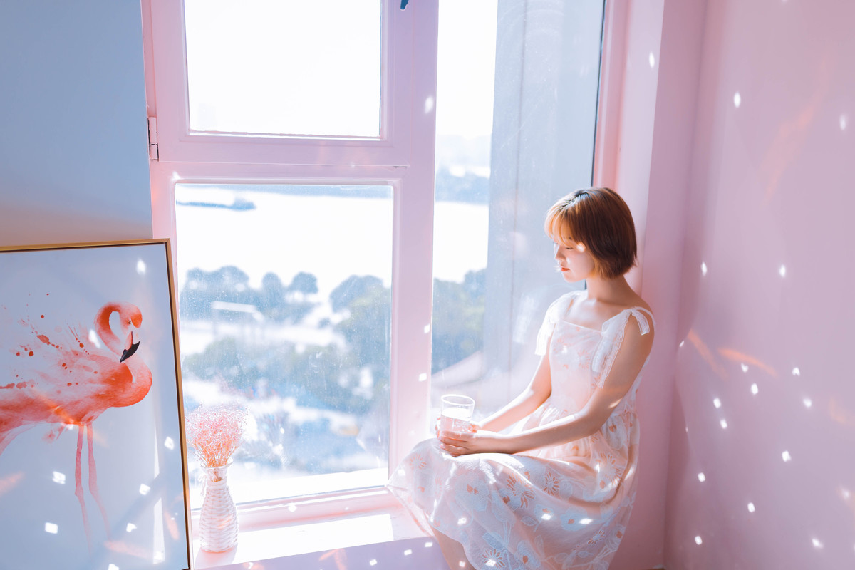 少女的祈祷清纯写真