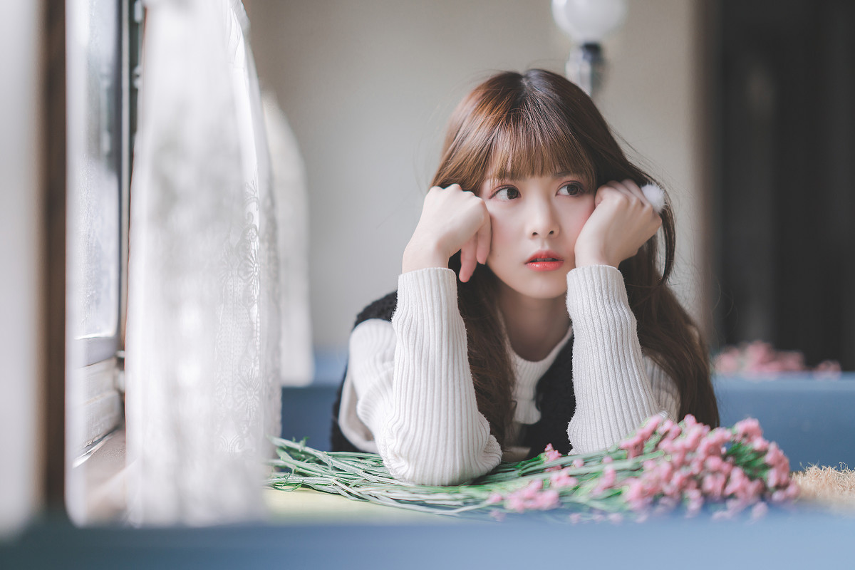 风一样的你-唯美女生 风一样的你清纯写真