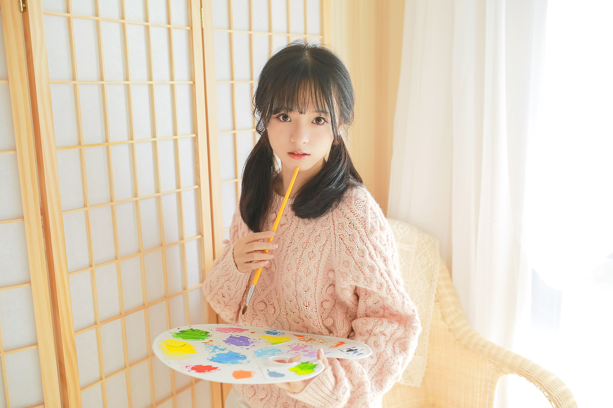 少女画-唯美女生 少女画清纯写真